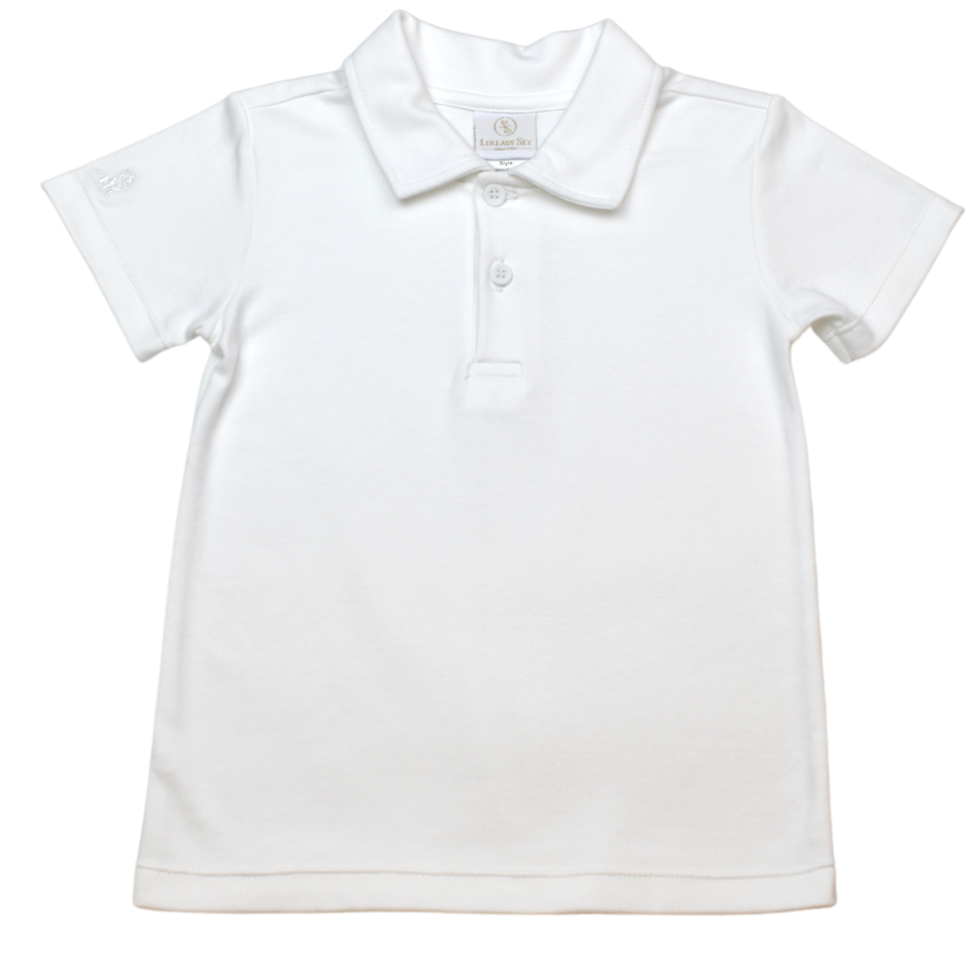 White Parker Polo