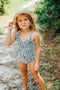 girls leopard one piece swim