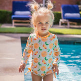 Girls Long Sleeve One Piece