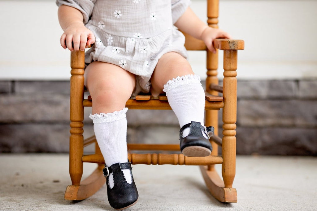 Lace Top Knee High Socks