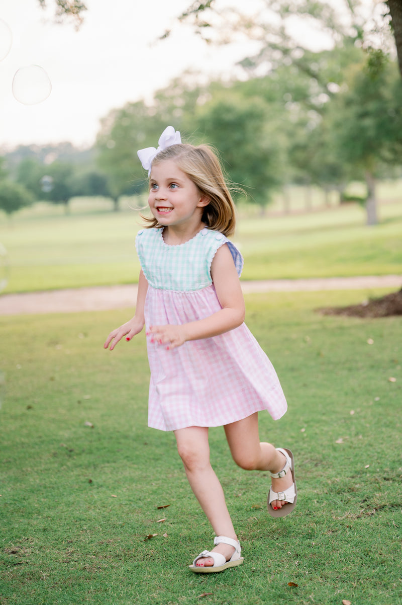Girls Color Block Dress