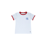 Bradley White/ Red Tee