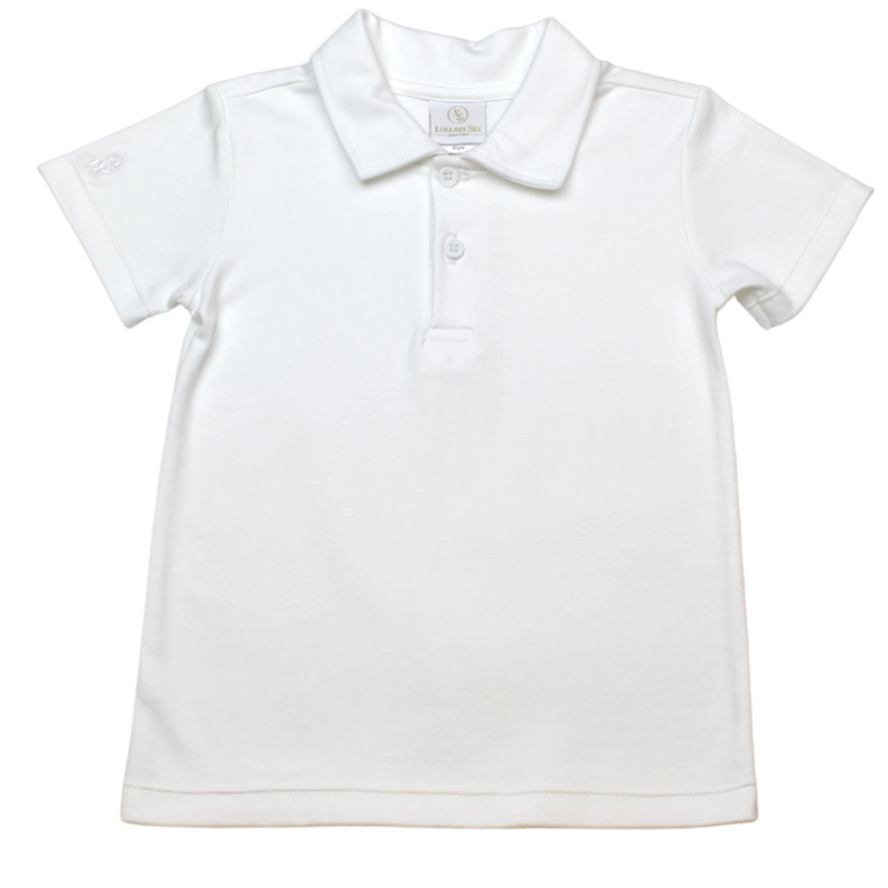 White Parker Polo