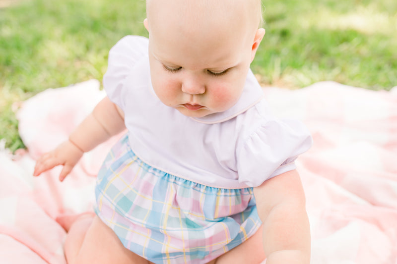 Spring Plaid Charleston Bubble