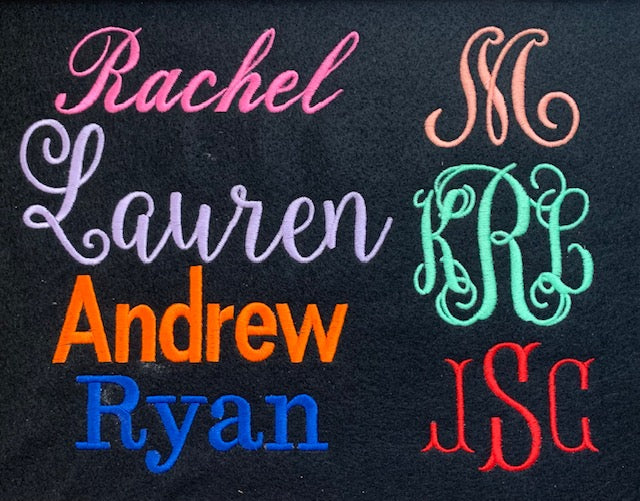 Add Custom Monogram