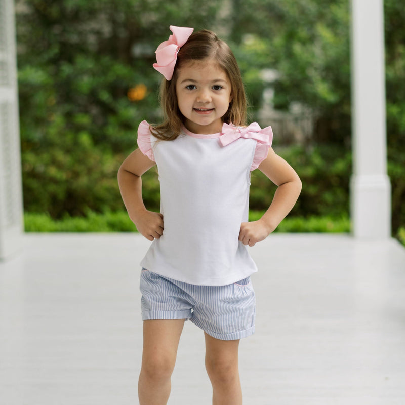 Angel Vintage Stripe Short Set