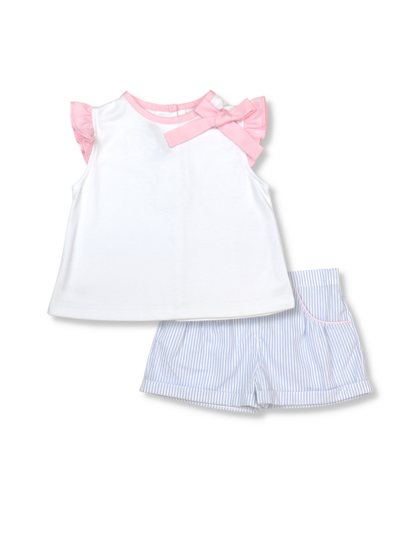 Angel Vintage Stripe Short Set
