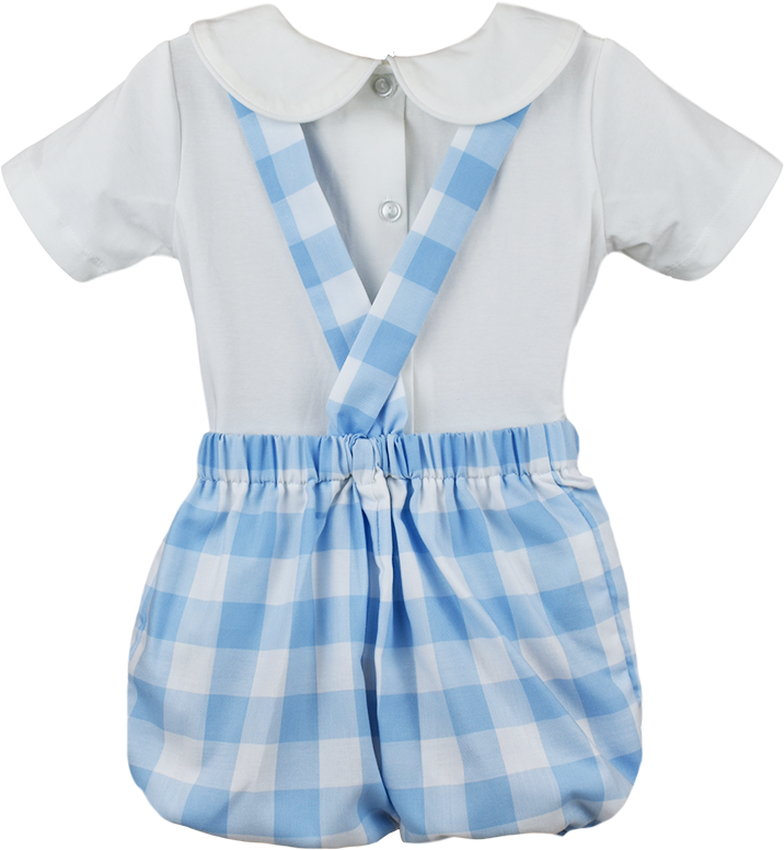 Arthur Apron Set- Blue Check