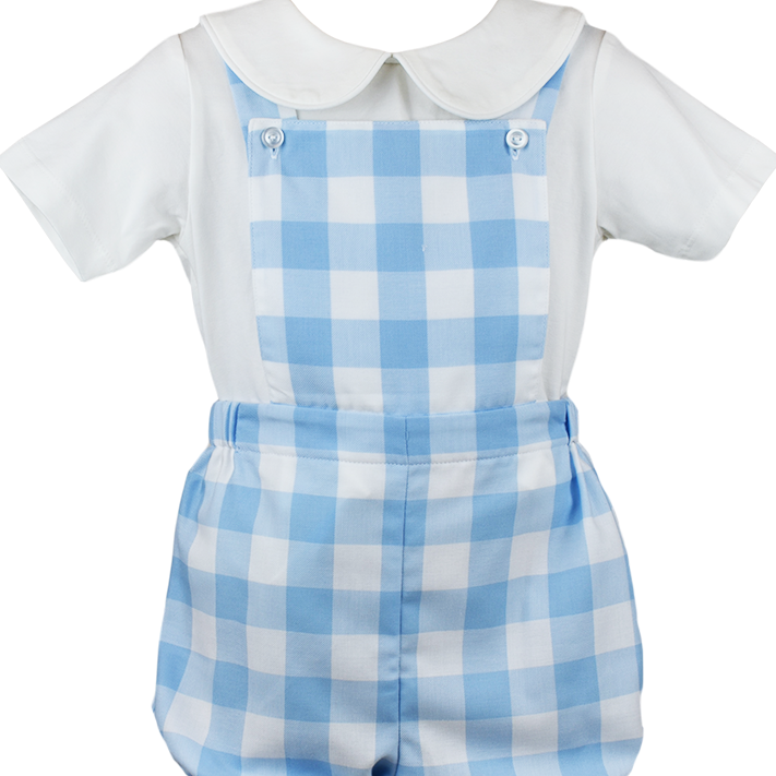 Arthur Apron Set- Blue Check