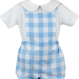 Arthur Apron Set- Blue Check