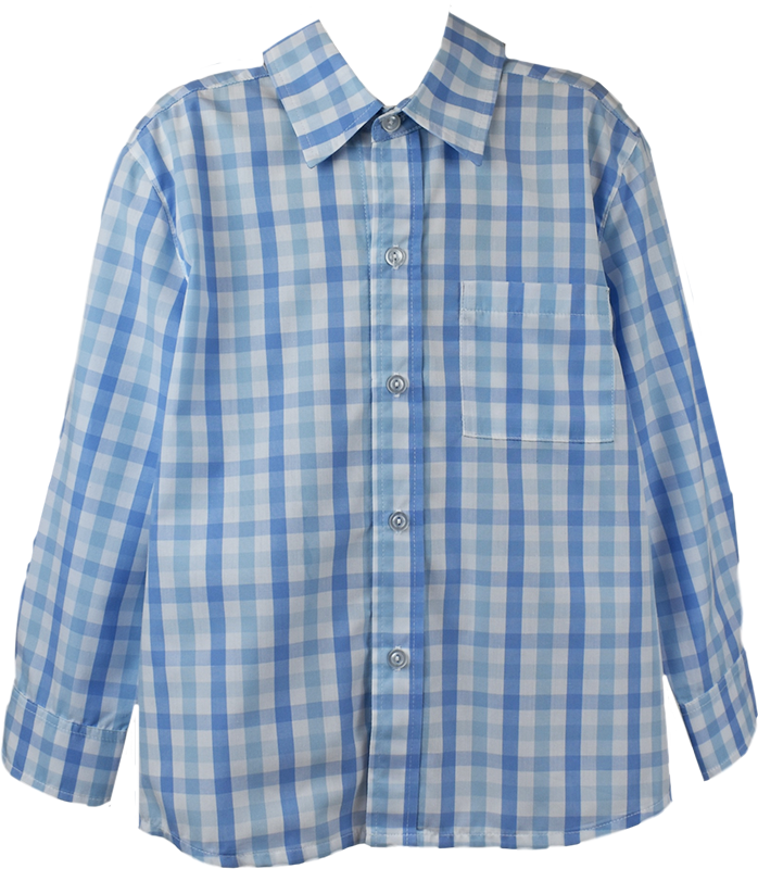 Brees Button Down- Blue/ Green Plaid