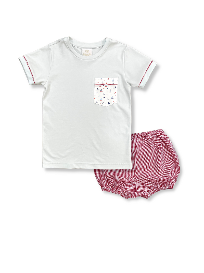 Sailboat Charlie Bloomer Set