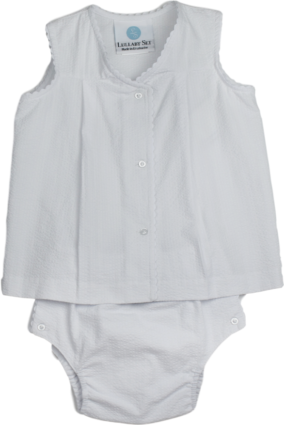 Seersucker Diaper Set