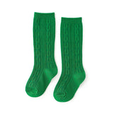 Cable Knit Knee High Socks