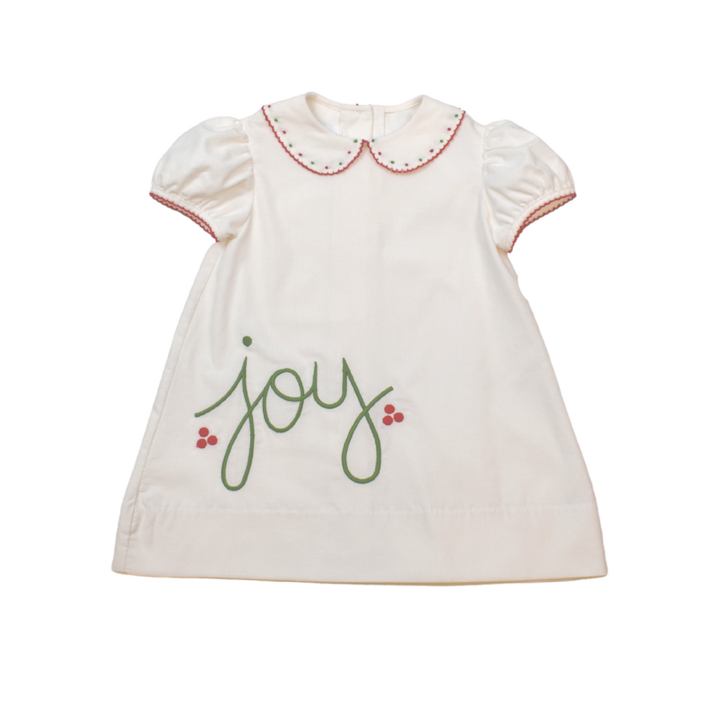 Joy White Corduroy Dress Joy White Corduroy Dress