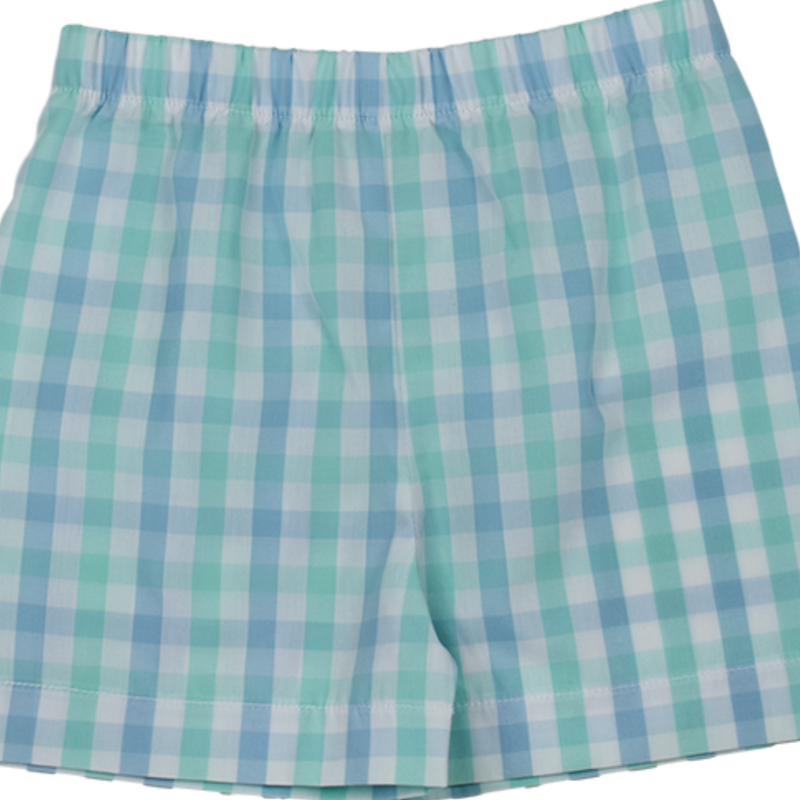 Stewart Short- Blue/Green Plaid