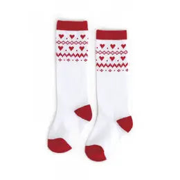 Heart Faire Isle Socks