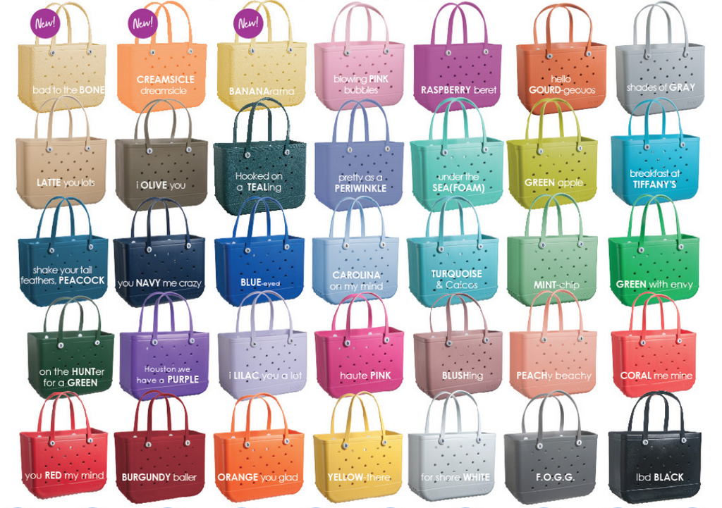 Super Durable Bogg Bag Small Tote (Choose From 9 Colors!)